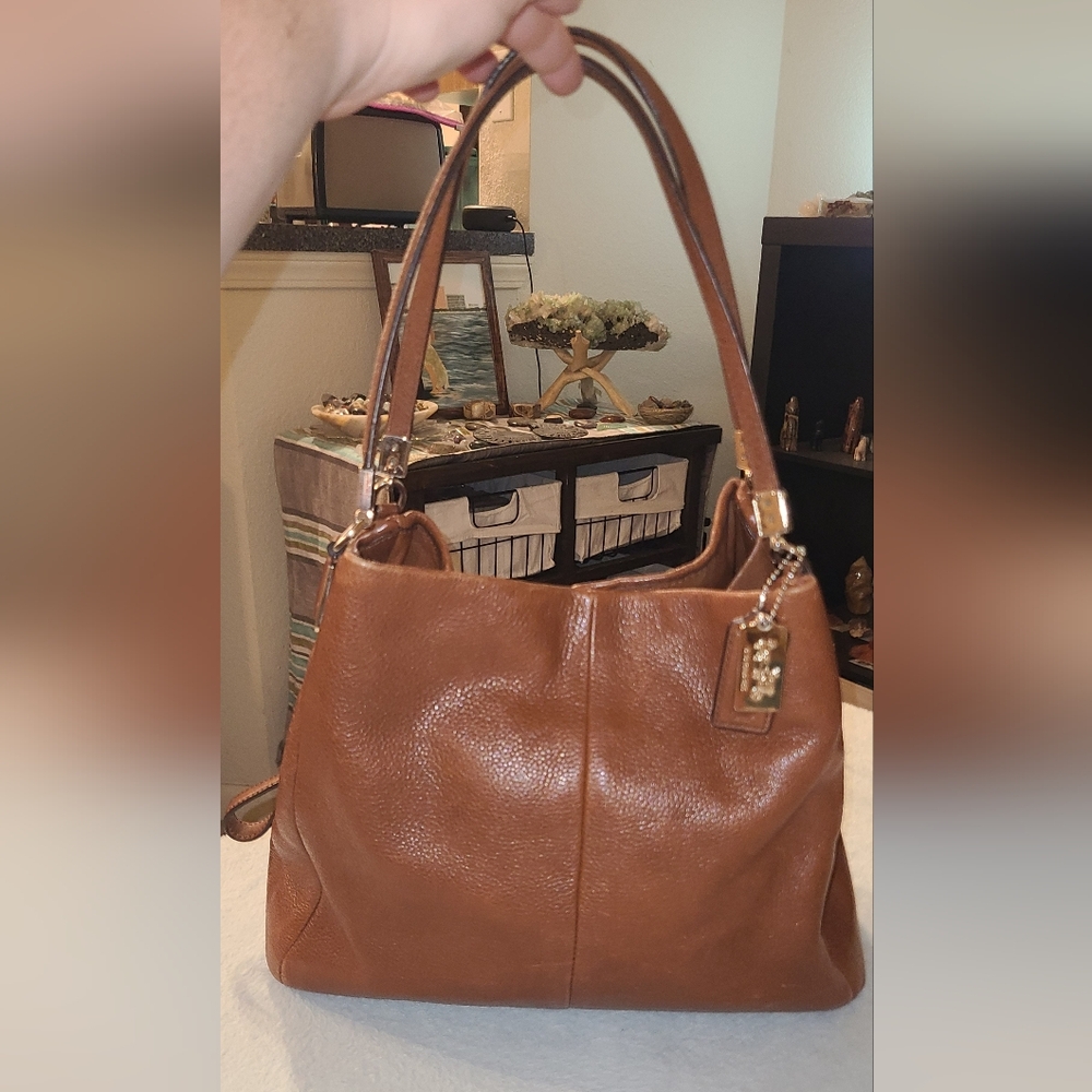 Coach Brown Leather Shoulder Bag